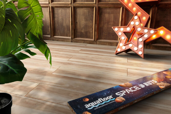 Виниловый SPC ламинат AQUAFLOOR (Click) Space Nuts XL AF4071NXL (1520x220x4 мм)