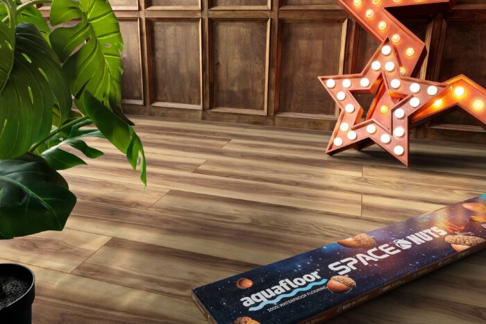 Виниловый SPC ламинат AQUAFLOOR (Click) Space Nuts XL AF4072NXL (1520x220x4 мм)