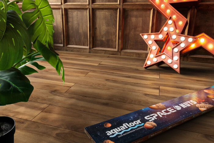 Виниловый SPC ламинат AQUAFLOOR (Click) Space Nuts XL AF4073NXL (1520x220x4 мм)