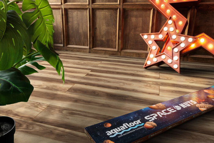 Виниловый SPC ламинат AQUAFLOOR (Click) Space Nuts XL AF4074NXL (1520x220x4 мм)