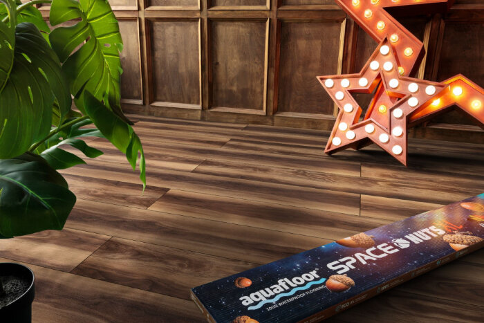 Виниловый SPC ламинат AQUAFLOOR (Click) Space Nuts XL AF4075NXL (1520x220x4 мм)