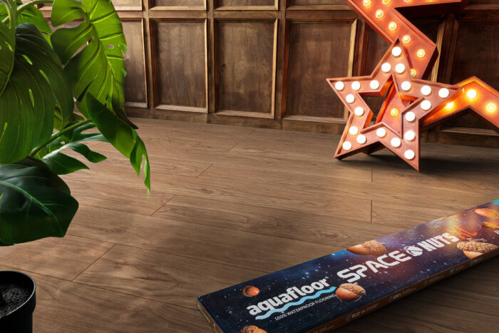 Виниловый SPC ламинат AQUAFLOOR (Click) Space Nuts XL AF4076NXL (1520x220x4 мм)