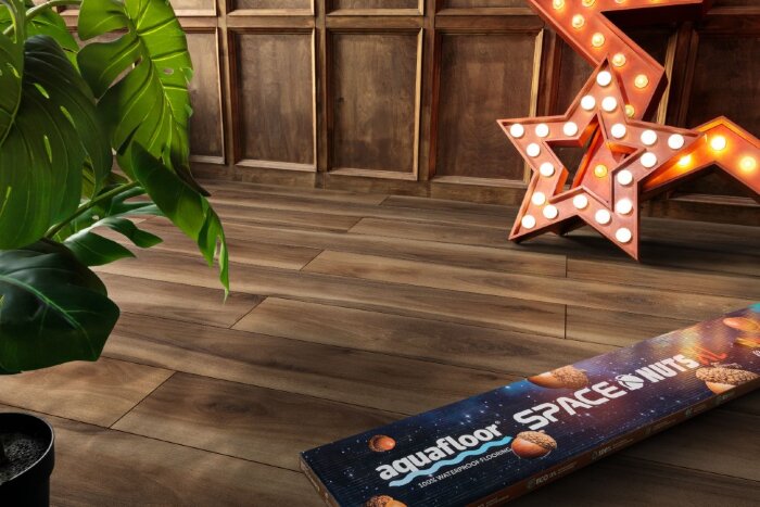 Виниловый SPC ламинат AQUAFLOOR (Click) Space Nuts XL AF4077NXL (1520x220x4 мм)