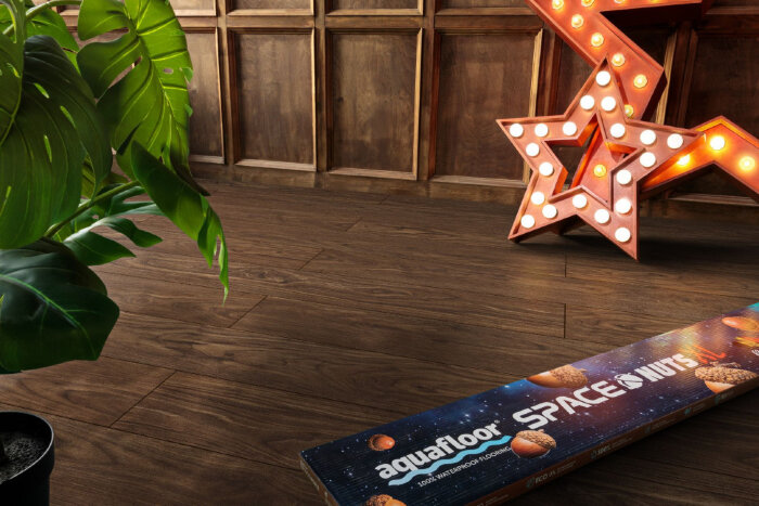 Виниловый SPC ламинат AQUAFLOOR (Click) Space Nuts XL AF4078NXL (1520x220x4 мм)