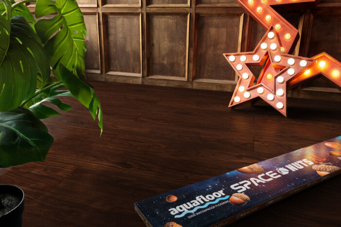 Виниловый SPC ламинат AQUAFLOOR (Click) Space Nuts XL AF4080NXL (1520x220x4 мм)