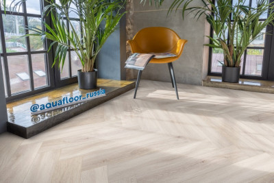 Виниловый SPC ламинат AQUAFLOOR Space Parquet Light (Click) AF4506PQL (610x122x4.5 мм)