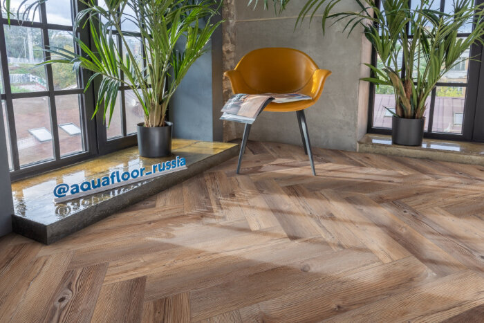 Виниловый ламинат клеевой AQUAFLOOR Parquet Glue AF2517PG (610x122x2.5 мм)